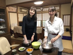 体験(白玉作り)